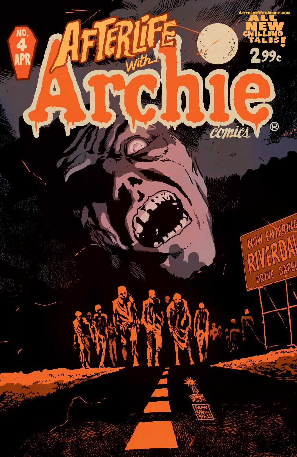 cover for Afterlife With Archie #4