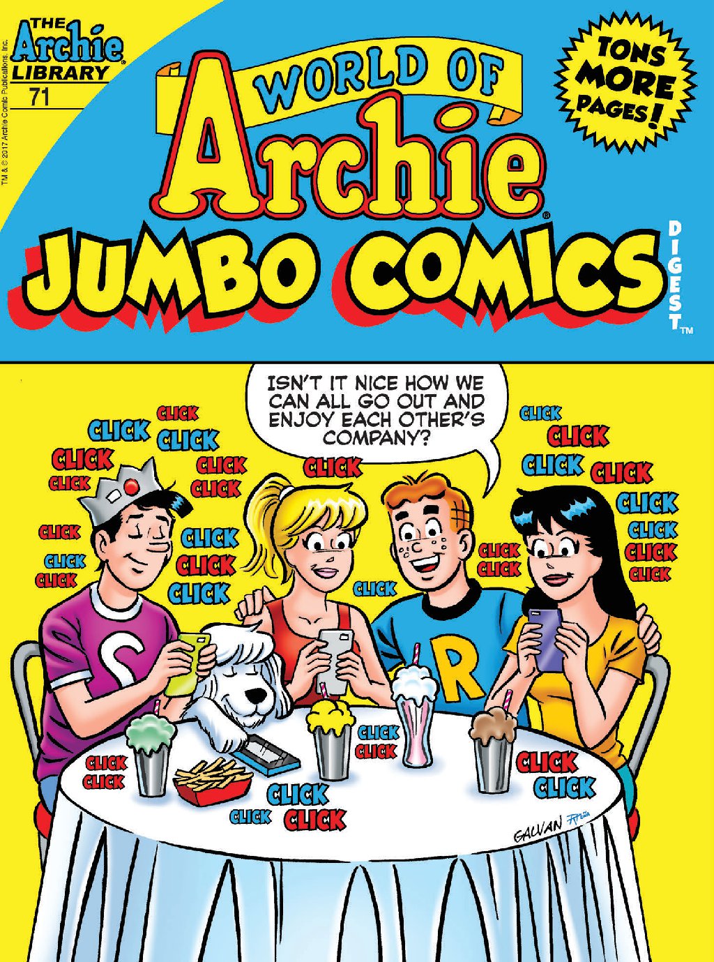 cover for World of Archie Digest, Volume 71