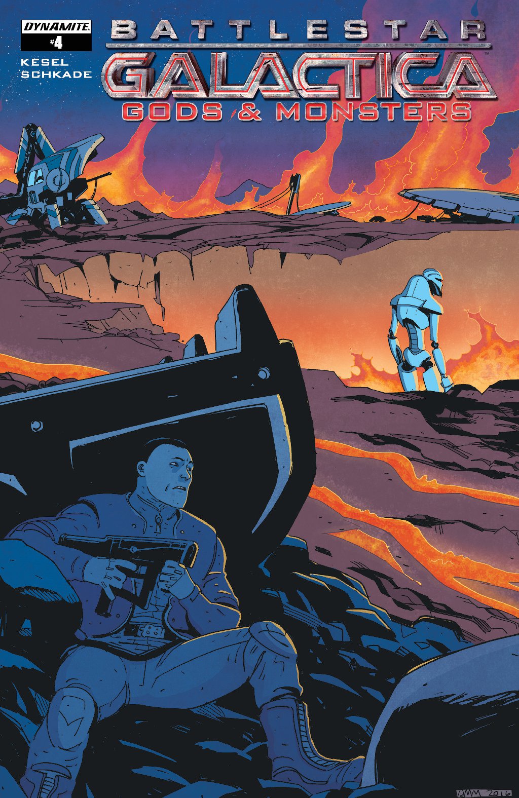 cover for Battlestar Galactica: Gods & Monsters #4