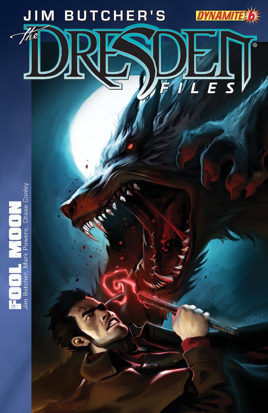 cover for Jim Butcher's The Dresden Files: Fool Moon #6