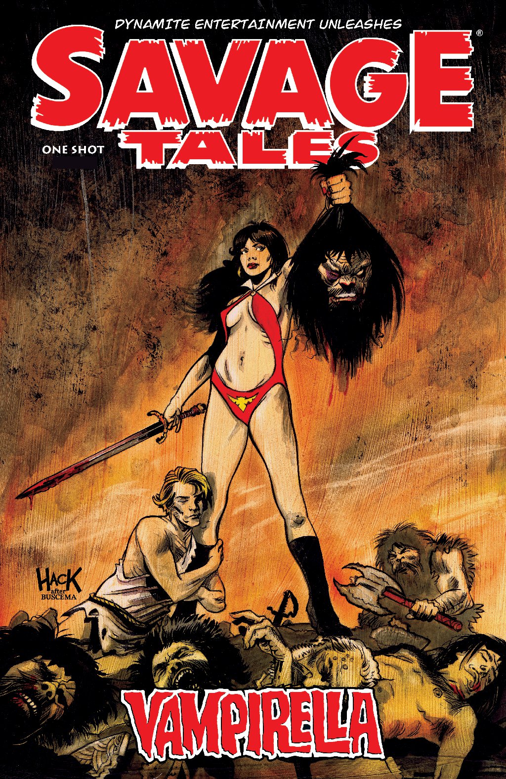 cover for Savage Tales, Vampirella One-Shot