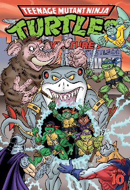 poster for Teenage Mutant Ninja Turtles: Adventures, Volume 10