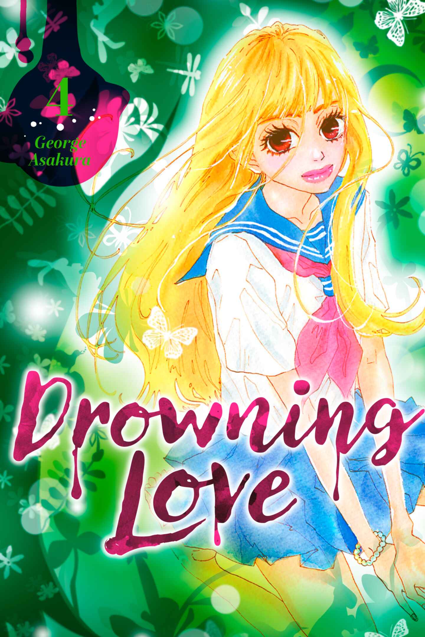 cover for Drowning Love, Volume 4