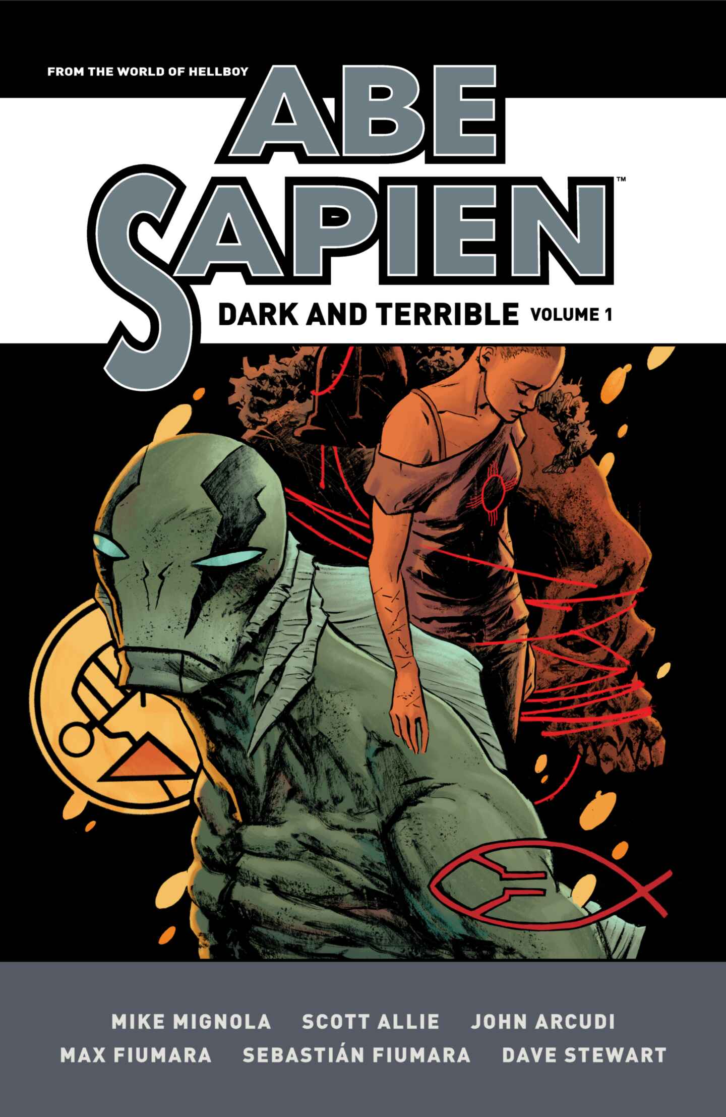 cover for Abe Sapien: Dark and Terrible, Volume 1