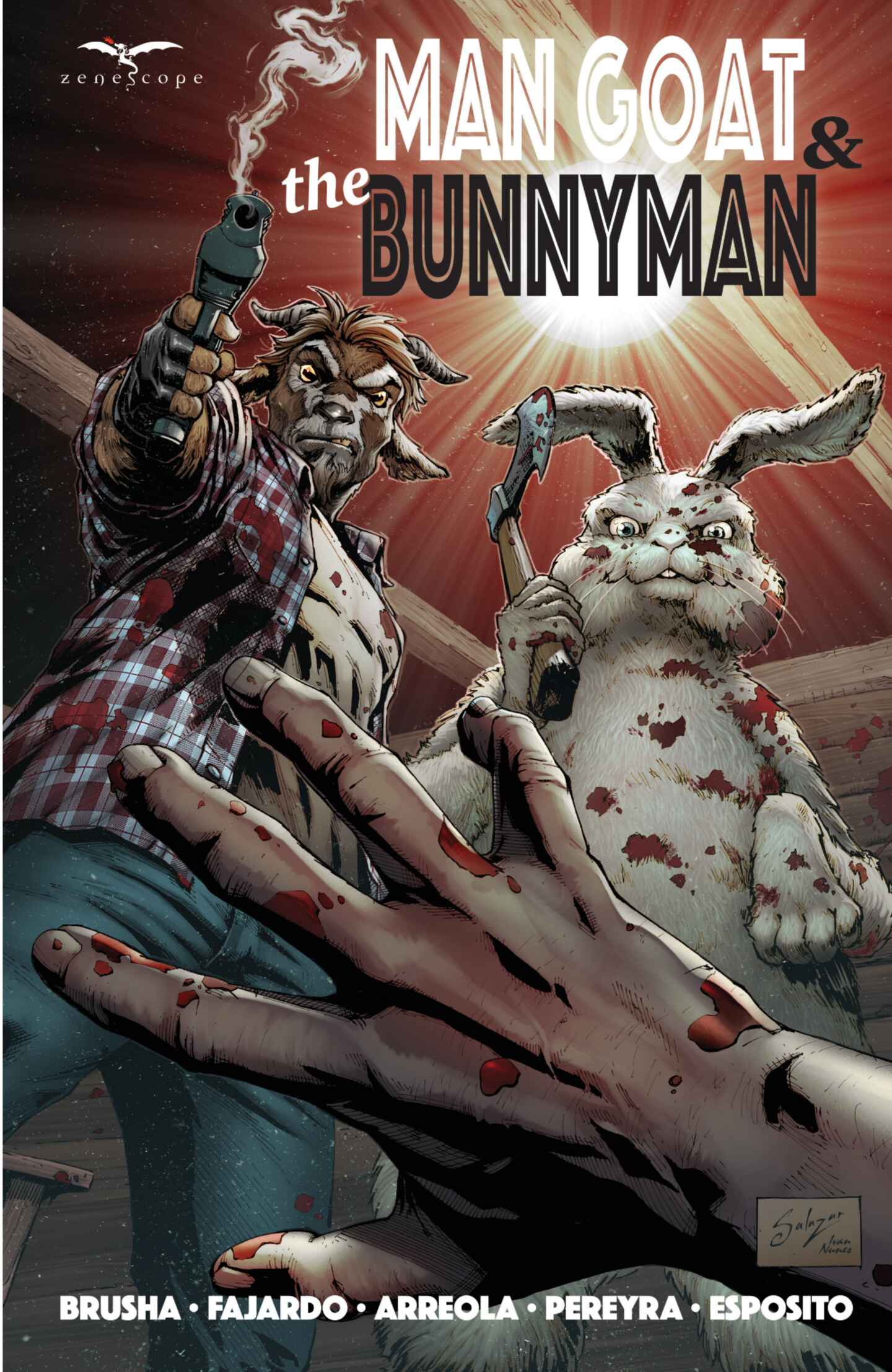cover for Man Goat & The Bunnyman, Volume 1