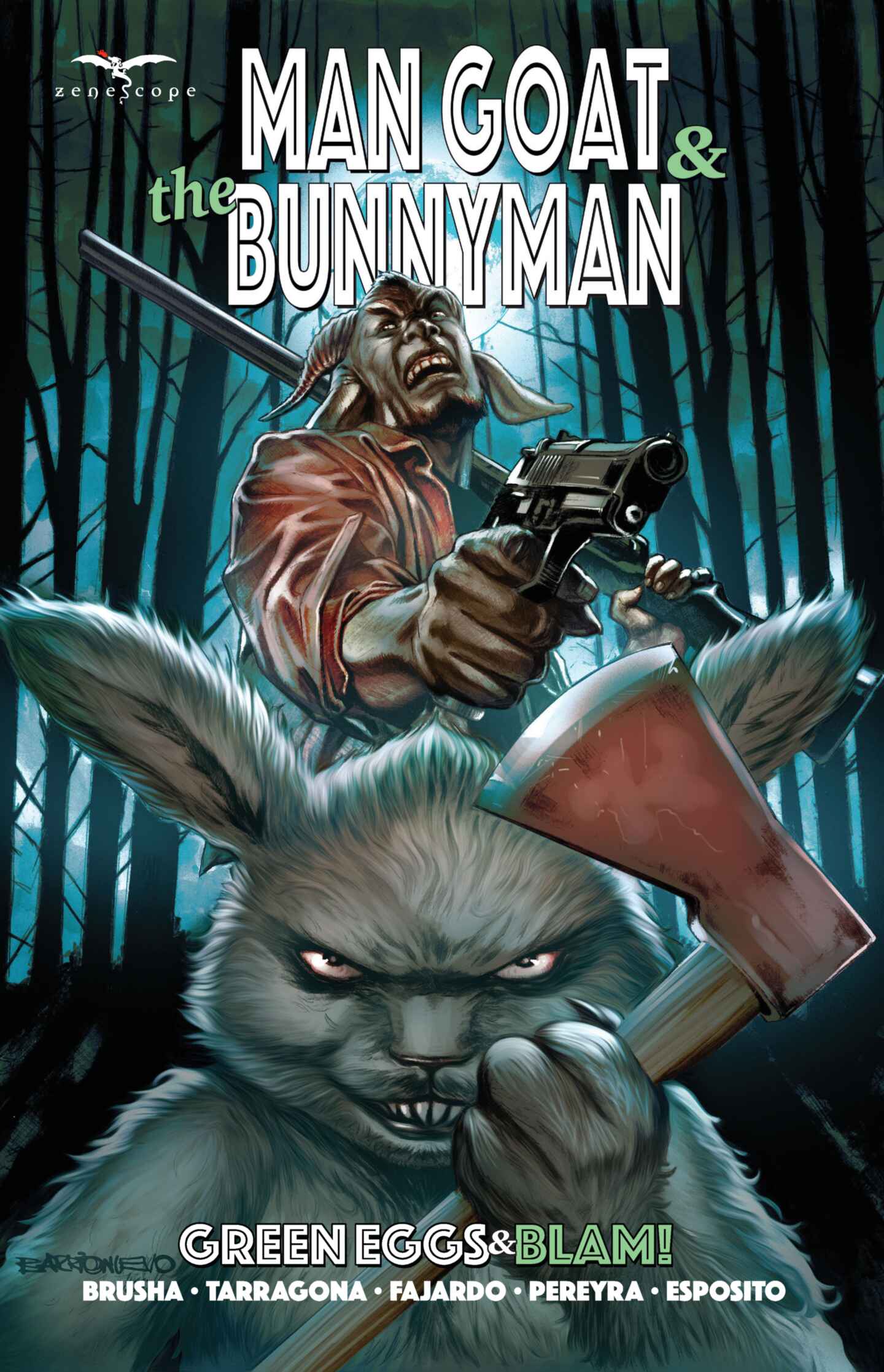 poster for Man Goat & The Bunnyman, Volume 1