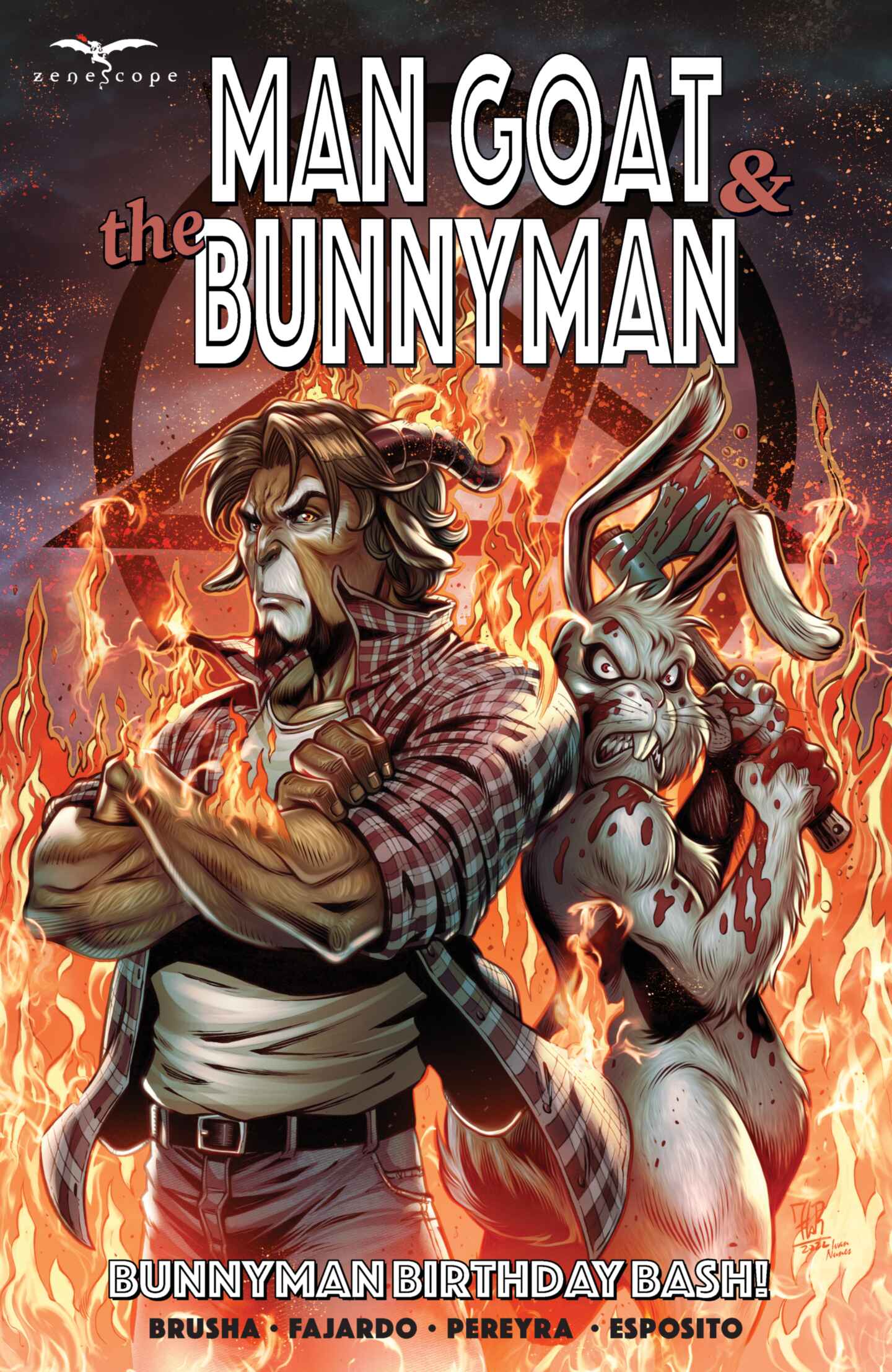 poster for Man Goat & The Bunnyman, Volume 1