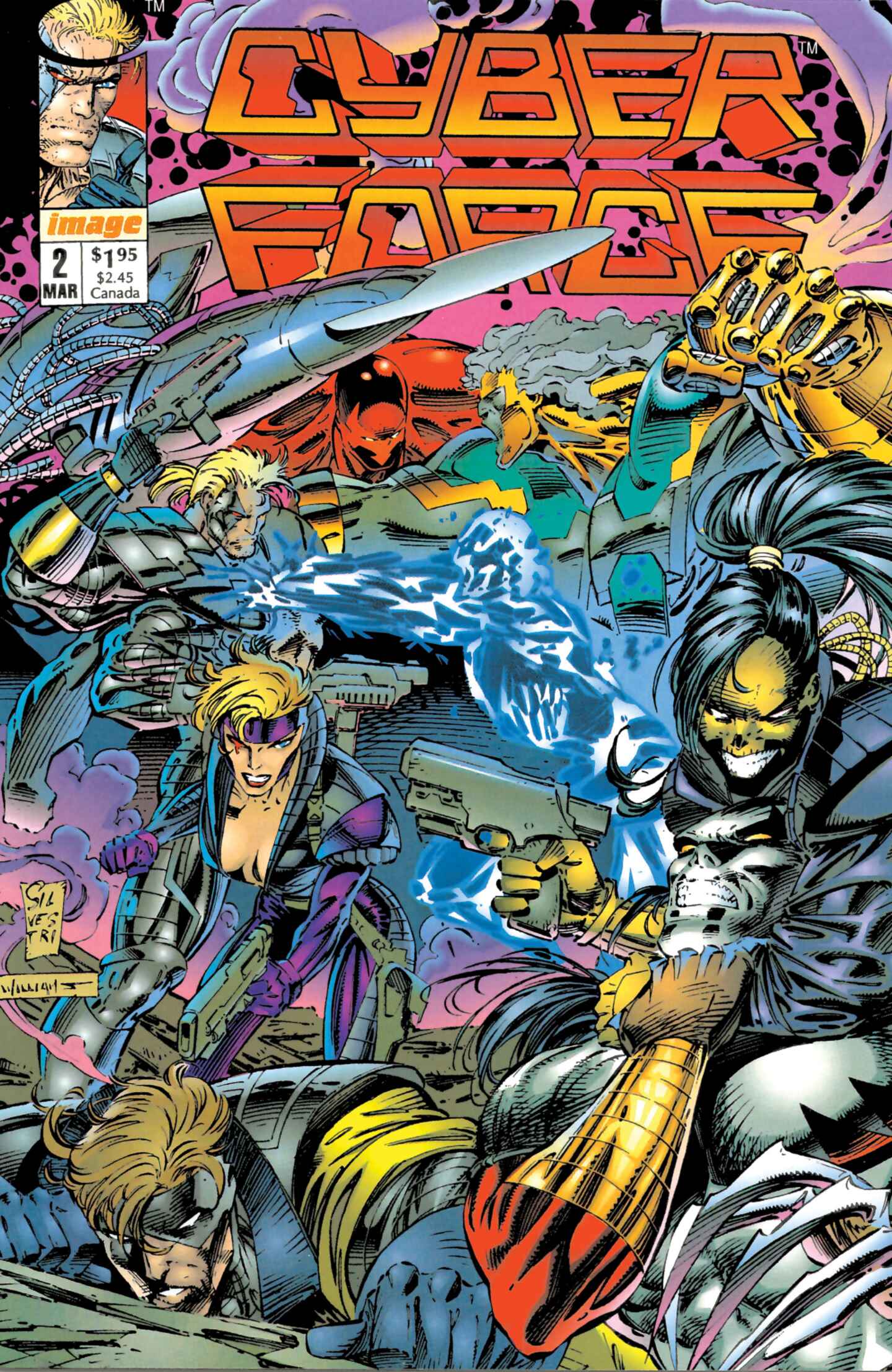 poster for CYBERFORCE #2 (1992) (Digital)