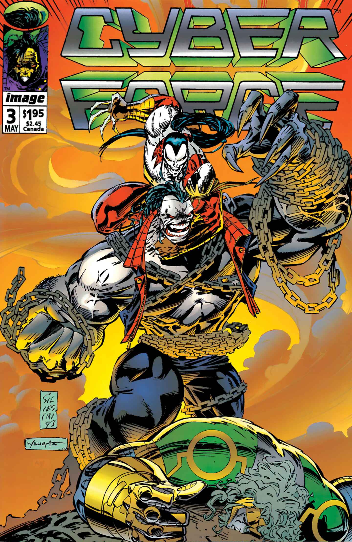 cover for CYBERFORCE #3 (1992) (Digital)