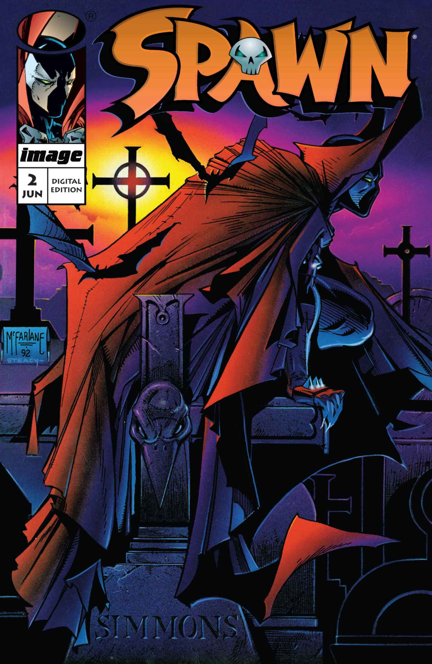 poster for SPAWN #2 (1992) (Digital)