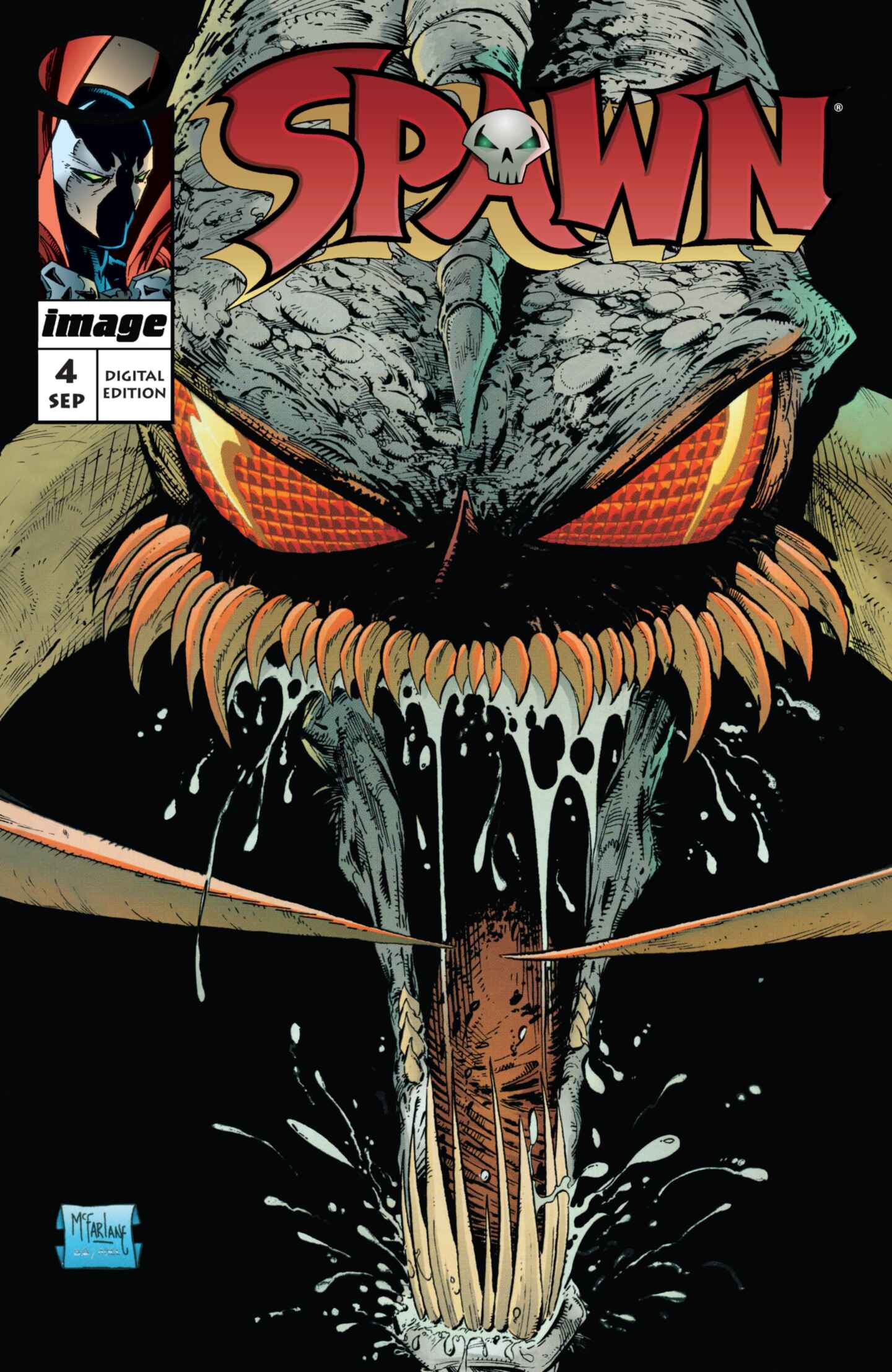 poster for SPAWN #4 (1992) (Digital)