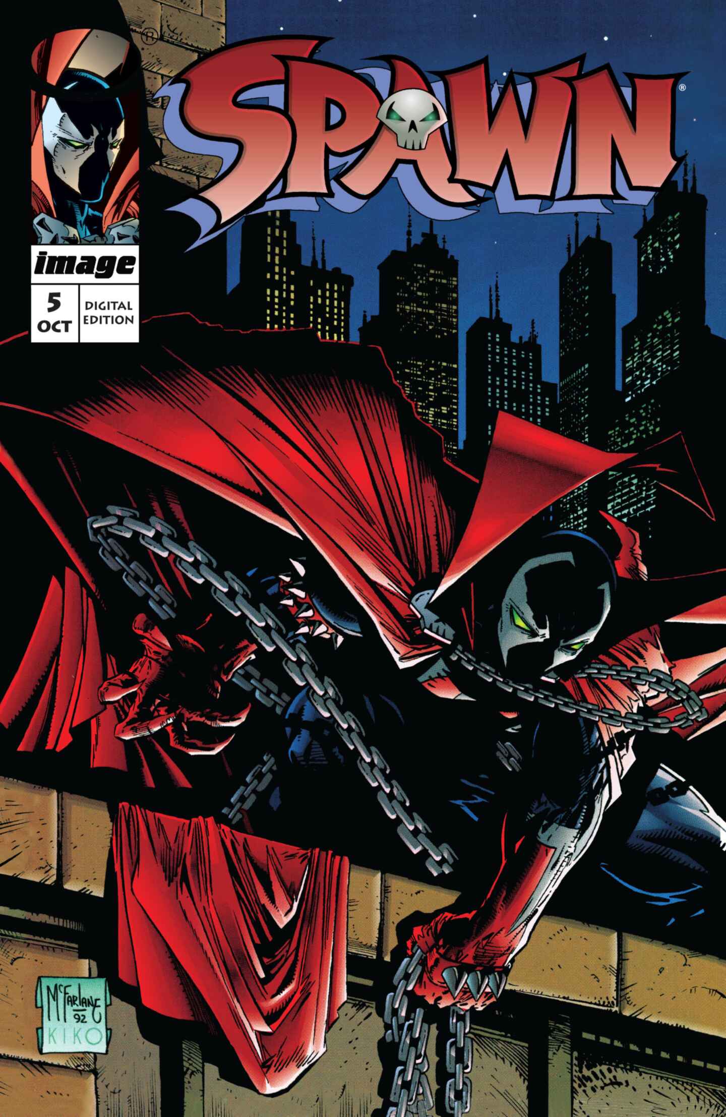 cover for SPAWN #5 (1992) (Digital)