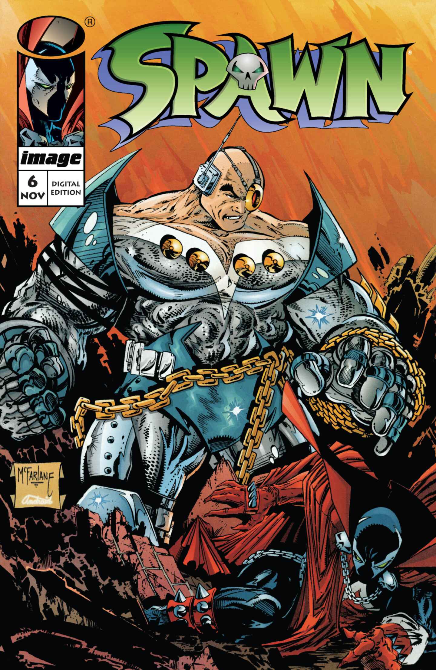 poster for SPAWN #6 (1992) (Digital)