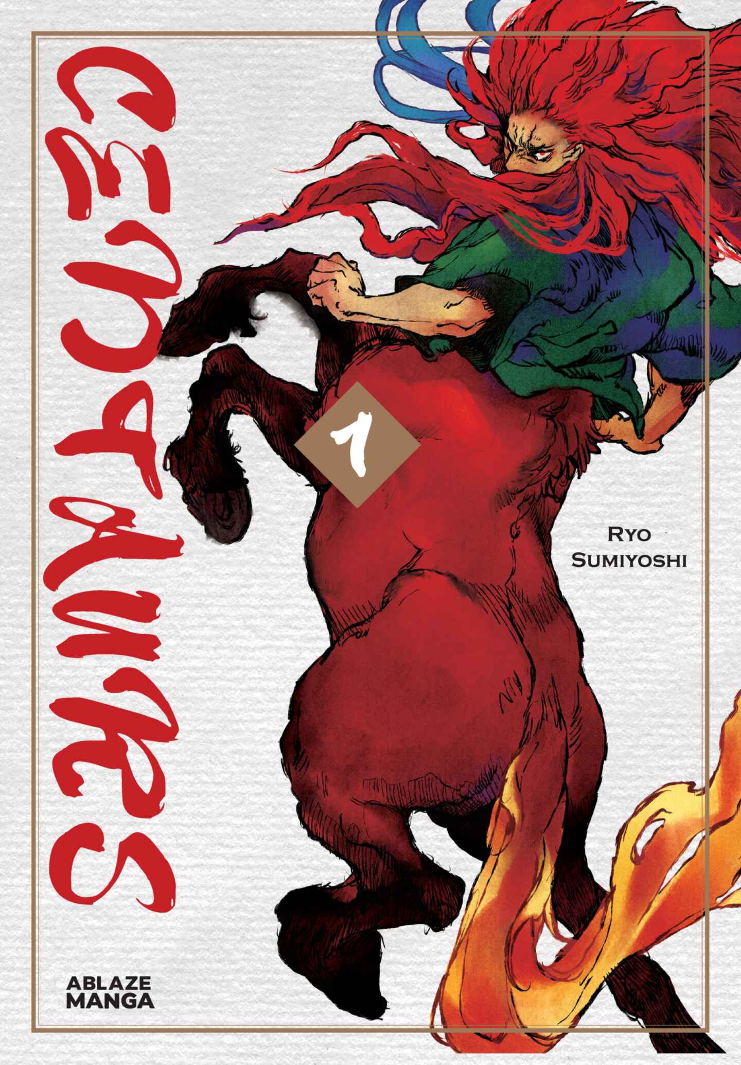 series cover for Centaurs from inkypen