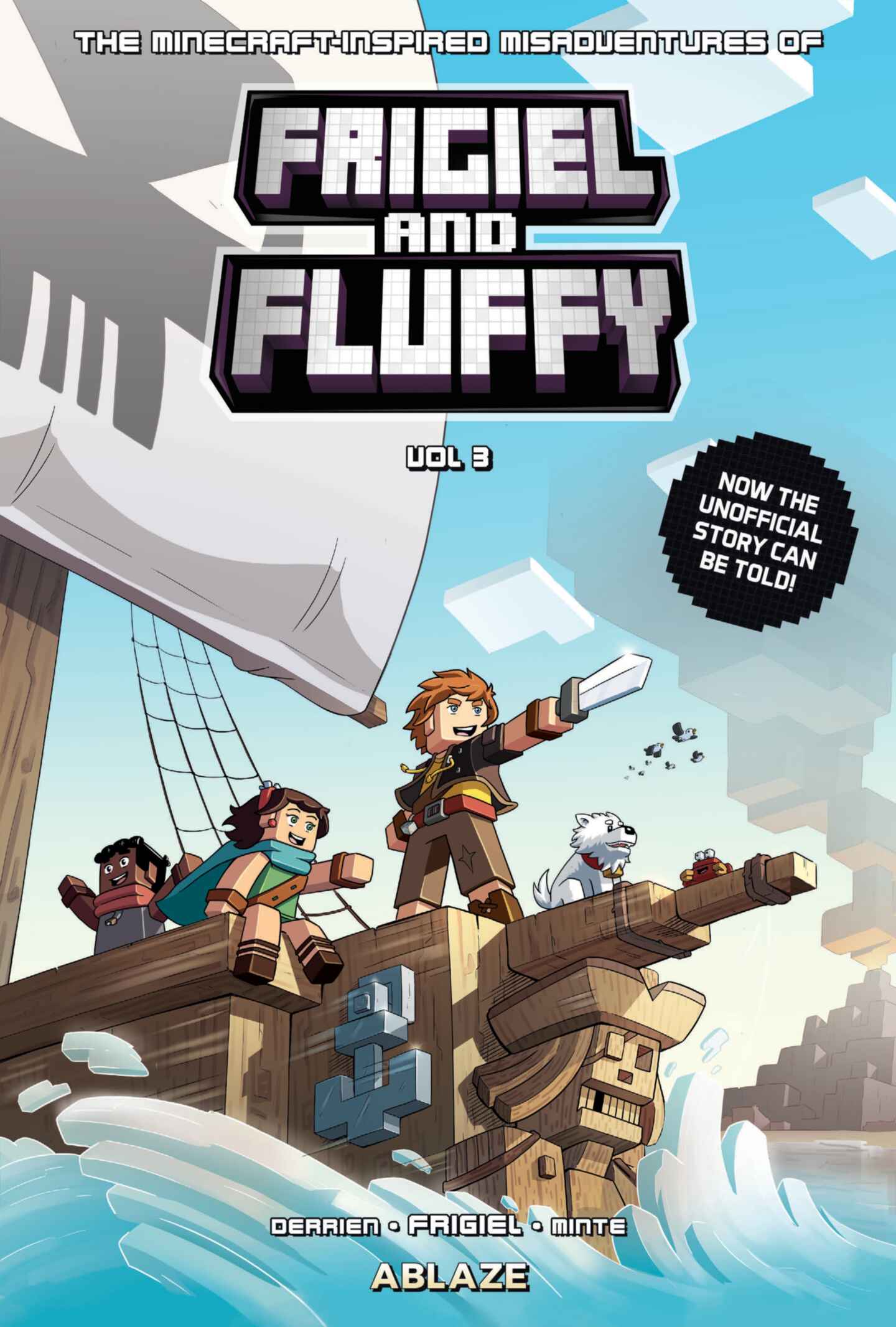 poster for The Minecraft-inspired Misadventures of Frigiel and Fluffy, Volume 3