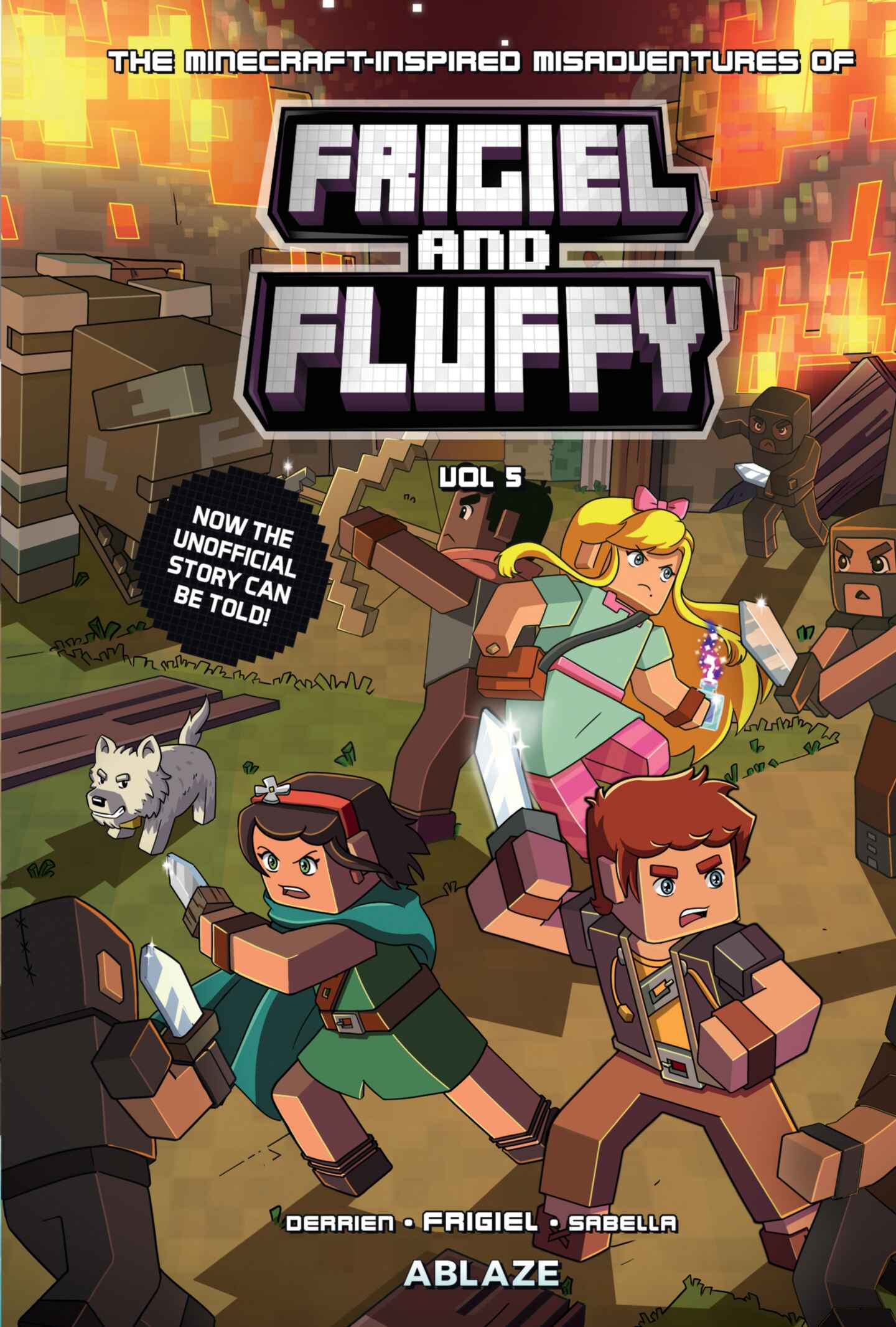 poster for The Minecraft-inspired Misadventures of Frigiel and Fluffy, Volume 5