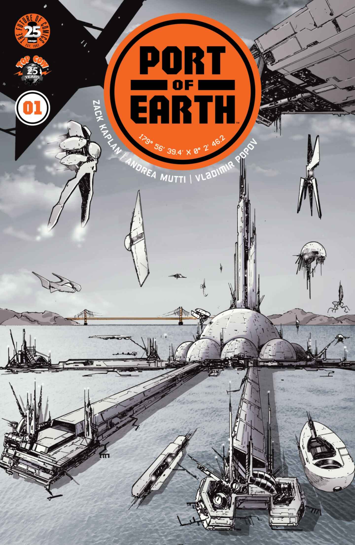 series cover for Port of Earth from inkypen