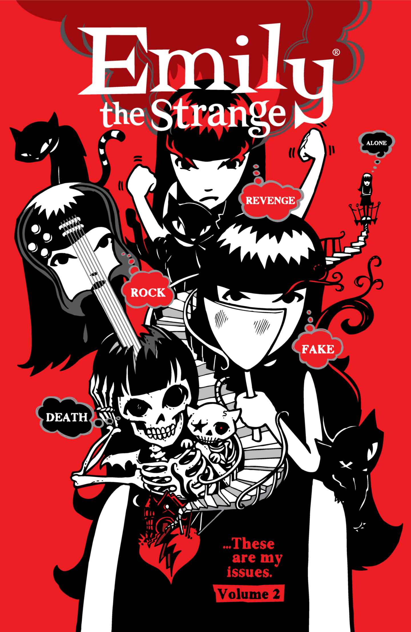 cover for Emily The Strange, Volume 2