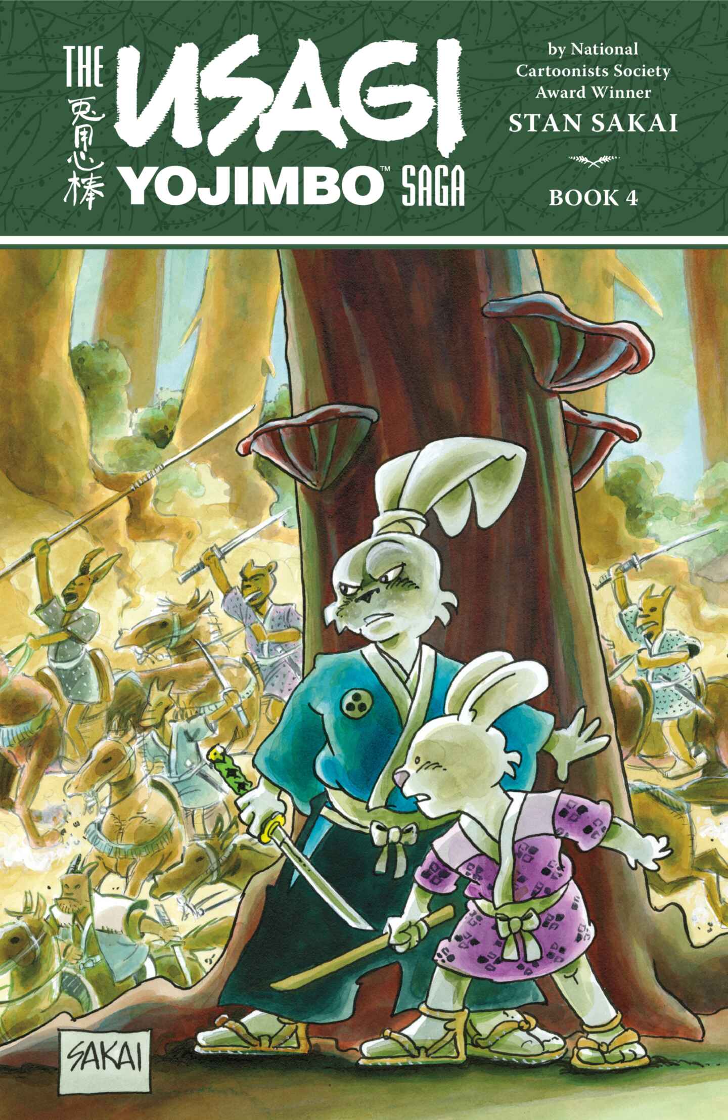 poster for Usagi Yojimbo Saga, Volume 4
