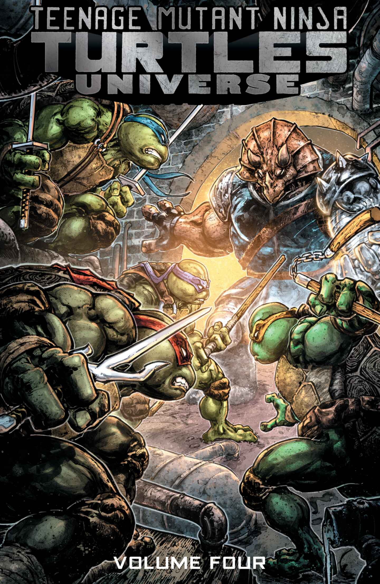 poster for Teenage Mutant Ninja Turtles Universe, Volume 4