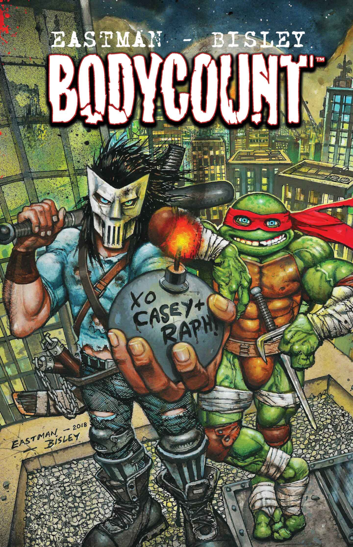 cover for Teenage Mutant Ninja Turtles: Bodycount (1994), Volume 1