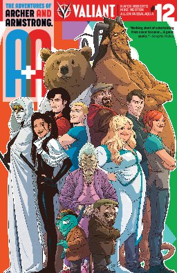 poster for A&A: The Adventures of Archer & Armstrong #12