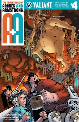 poster for A&A: The Adventures of Archer & Armstrong #4