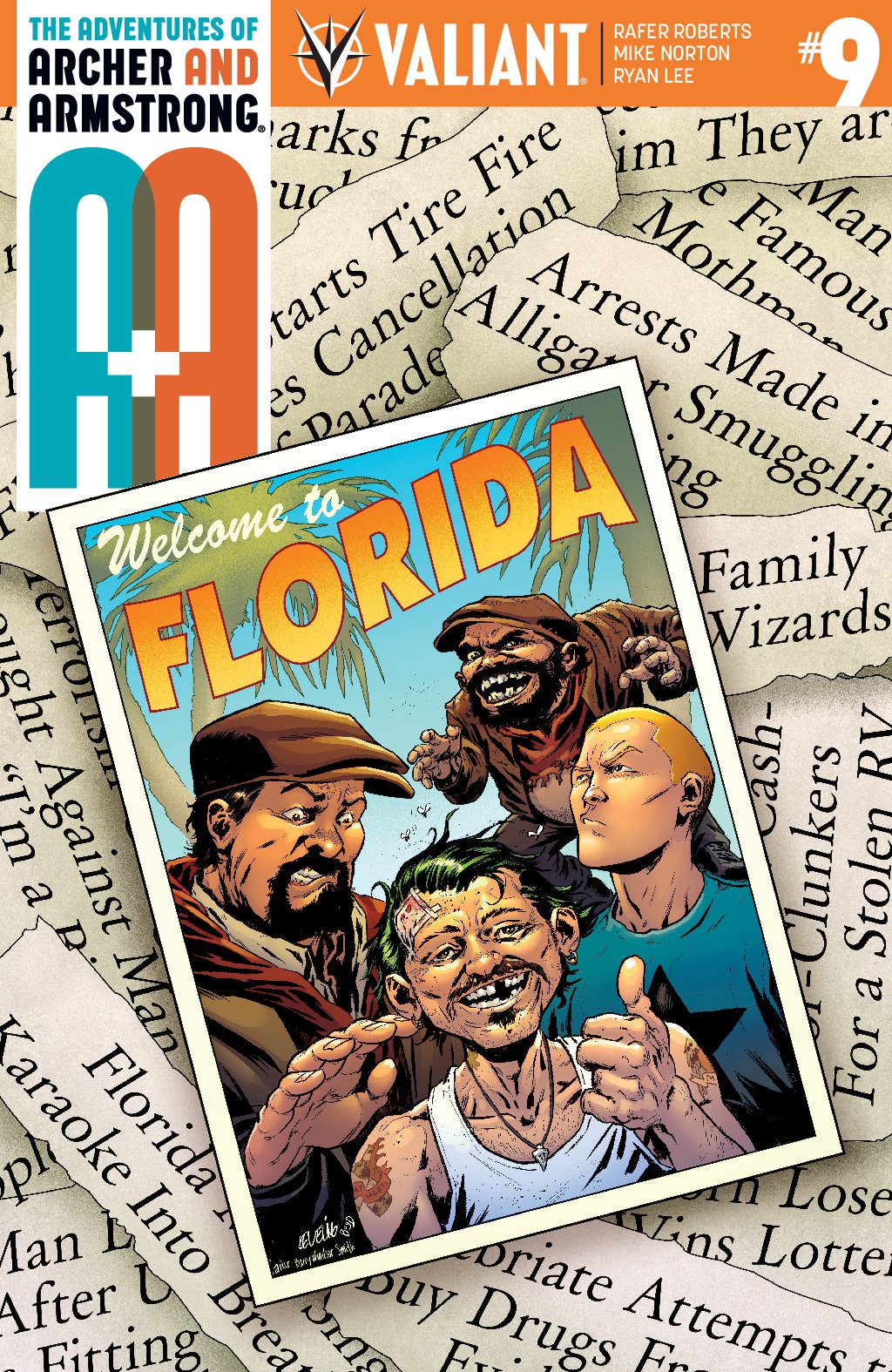 cover for A&A: The Adventures of Archer & Armstrong #9