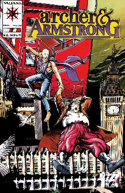 poster for Archer & Armstrong (1992), Volume 10