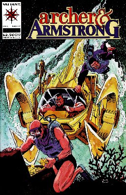 poster for Archer & Armstrong (1992), Volume 17