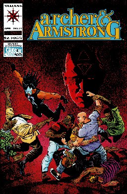 poster for Archer & Armstrong (1992), Volume 21