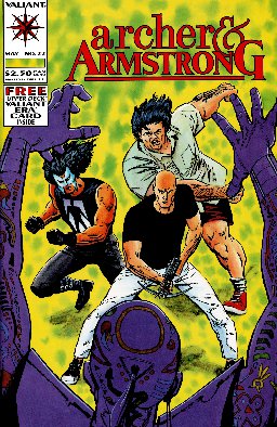 poster for Archer & Armstrong (1992), Volume 22