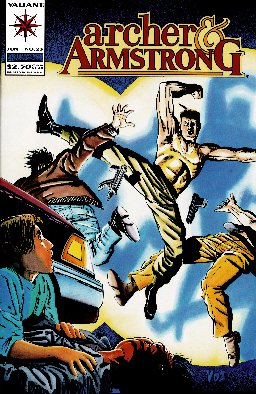 poster for Archer & Armstrong (1992), Volume 23