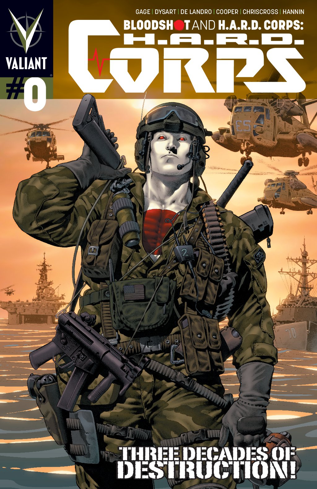 cover for Bloodshot and H.A.R.D. Corps: H.A.R.D. Corps #0