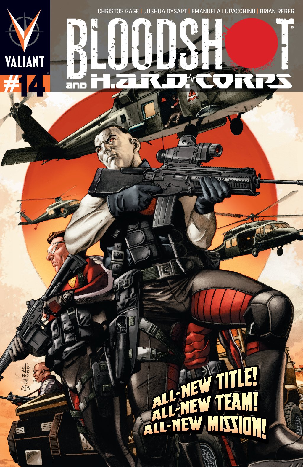 cover for Bloodshot and H.A.R.D. Corps #14