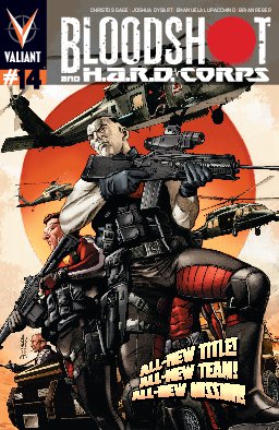 poster for Bloodshot and H.A.R.D. Corps #14