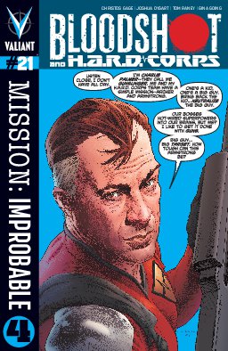 poster for Bloodshot and H.A.R.D. Corps #21