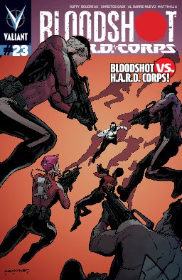 poster for Bloodshot and H.A.R.D. Corps #23