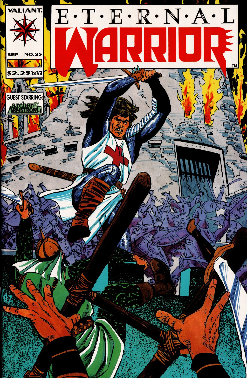 cover for Eternal Warrior (1992), Volume 25