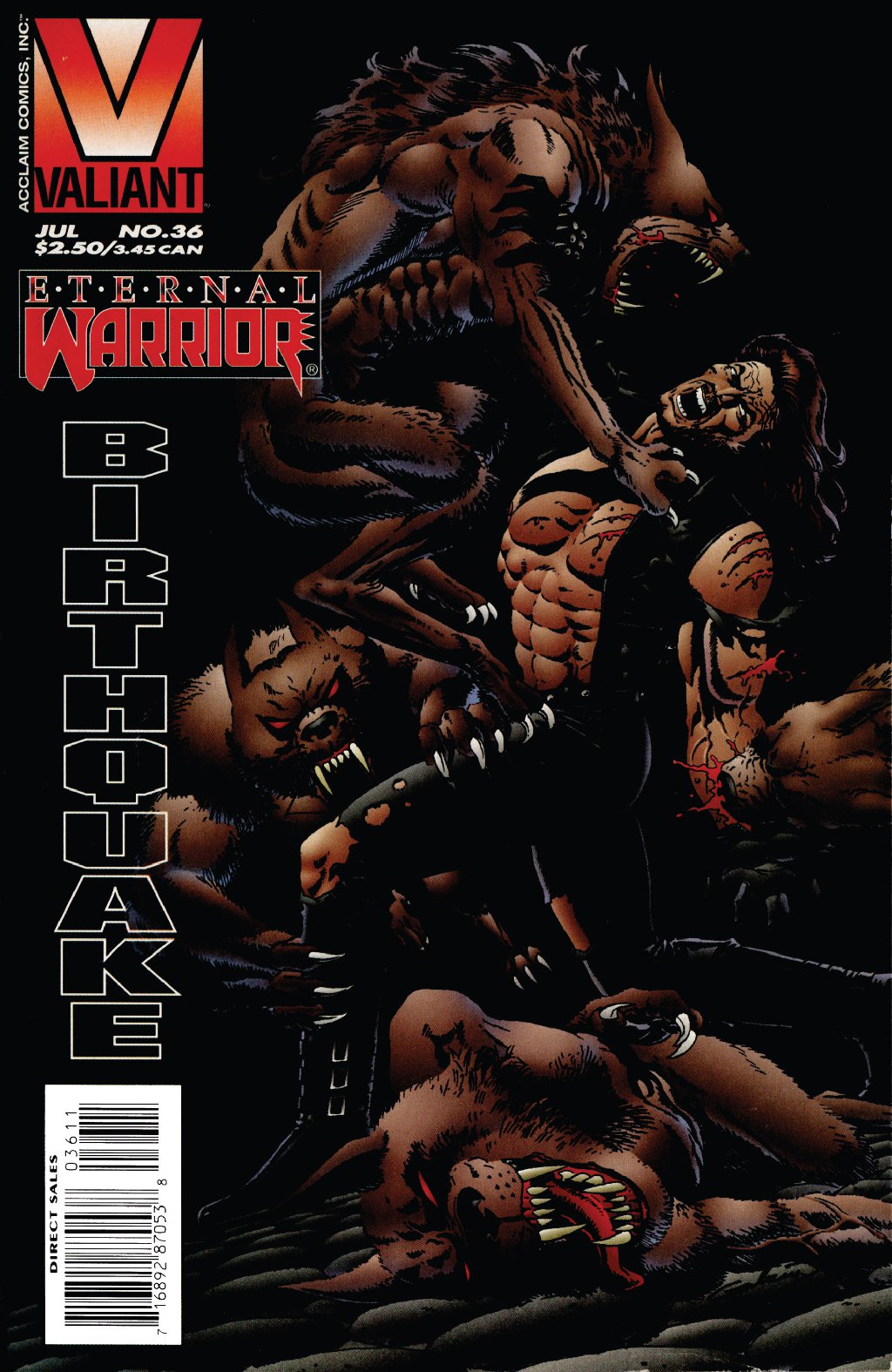 cover for Eternal Warrior (1992), Volume 36