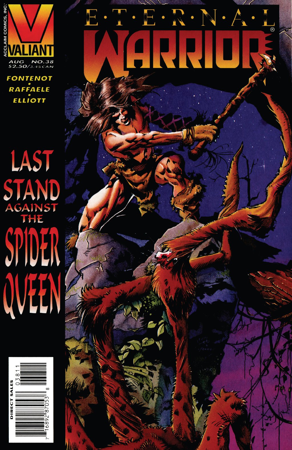 cover for Eternal Warrior (1992), Volume 38