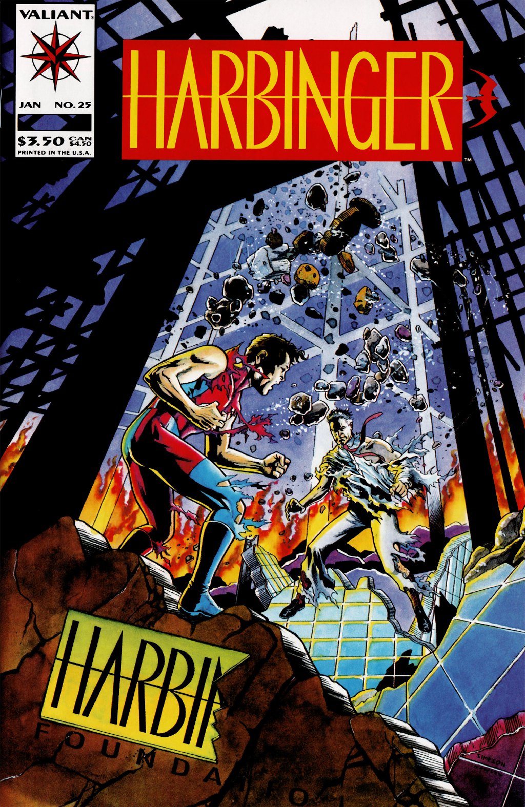 cover for Harbinger (1992), Volume 25