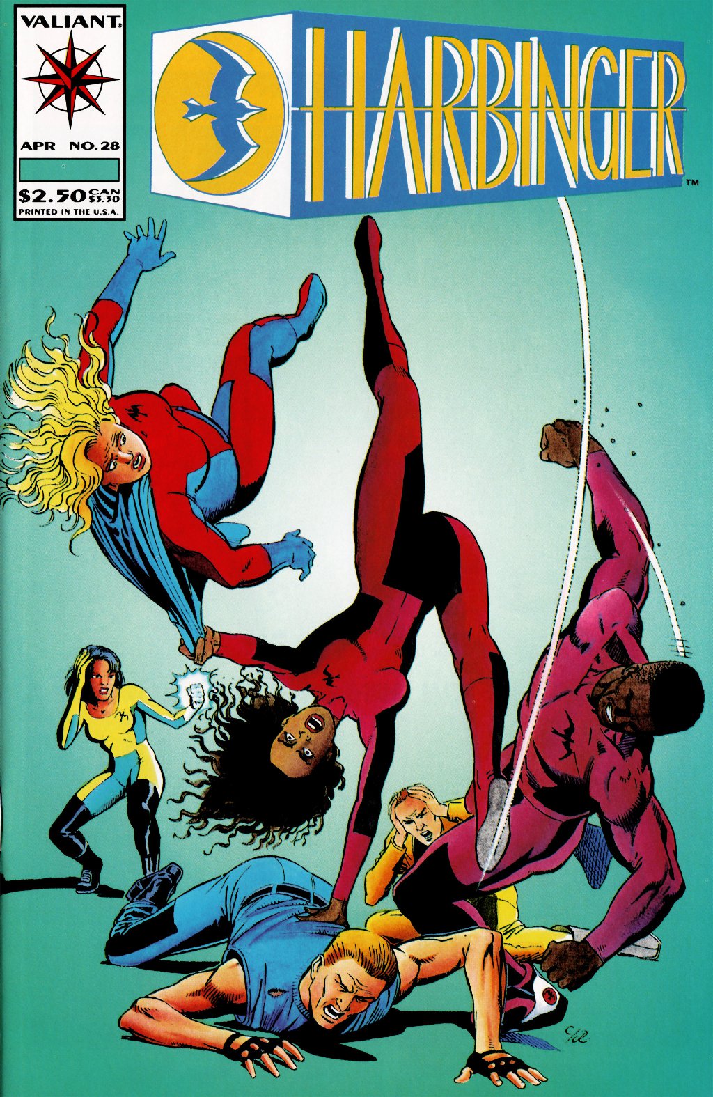 cover for Harbinger (1992), Volume 28