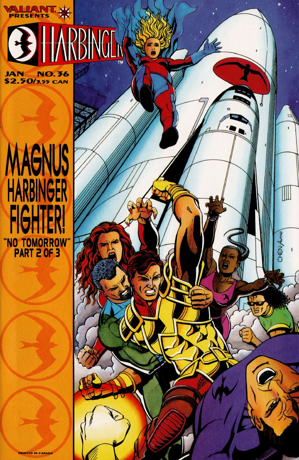 cover for Harbinger (1992), Volume 36
