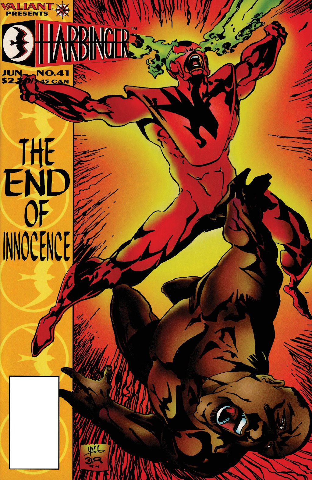 cover for Harbinger (1992), Volume 41