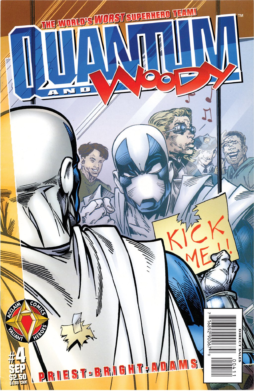 cover for Quantum and Woody (1997) #4
