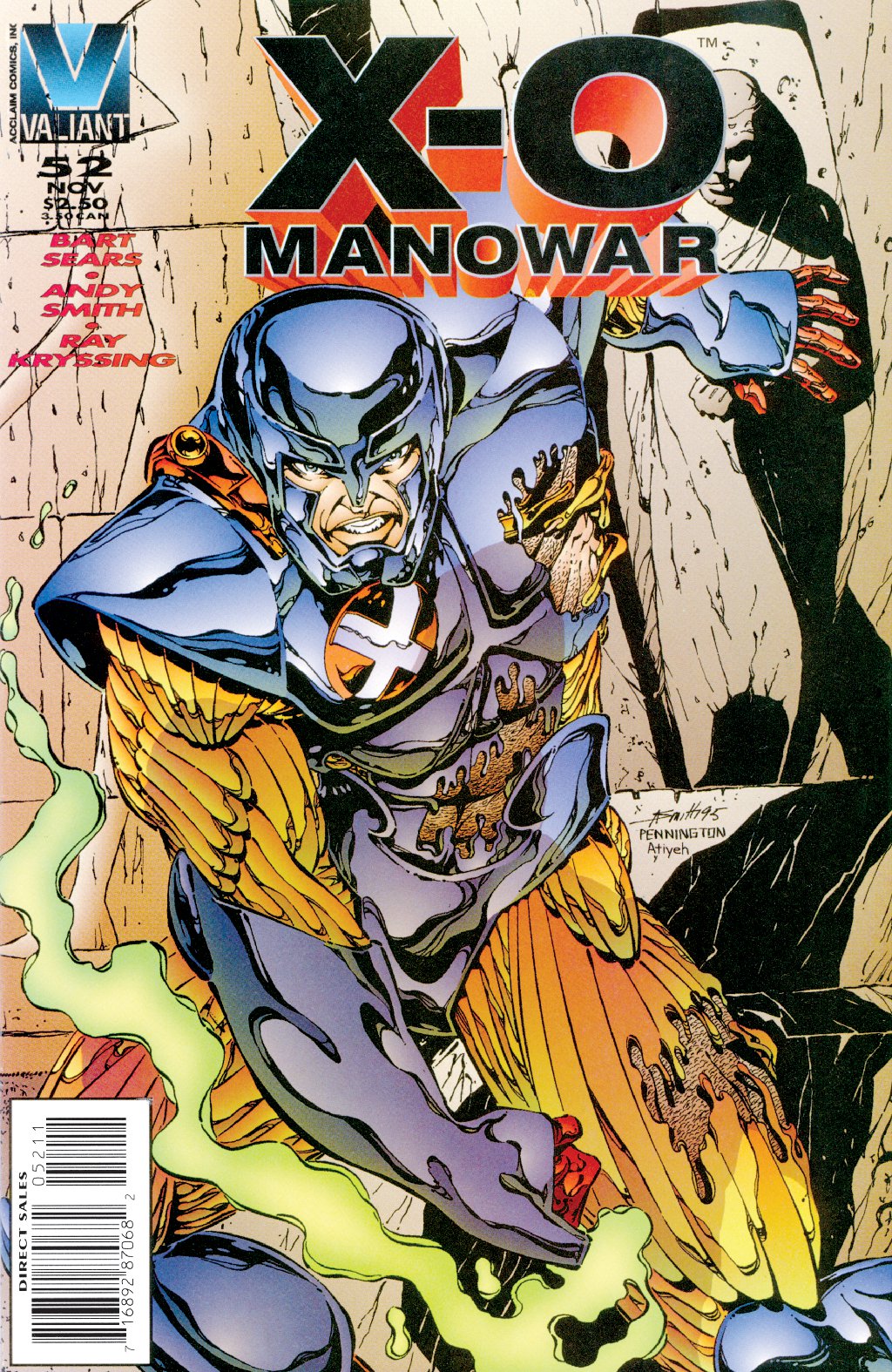 cover for X-O Manowar (1992) #52
