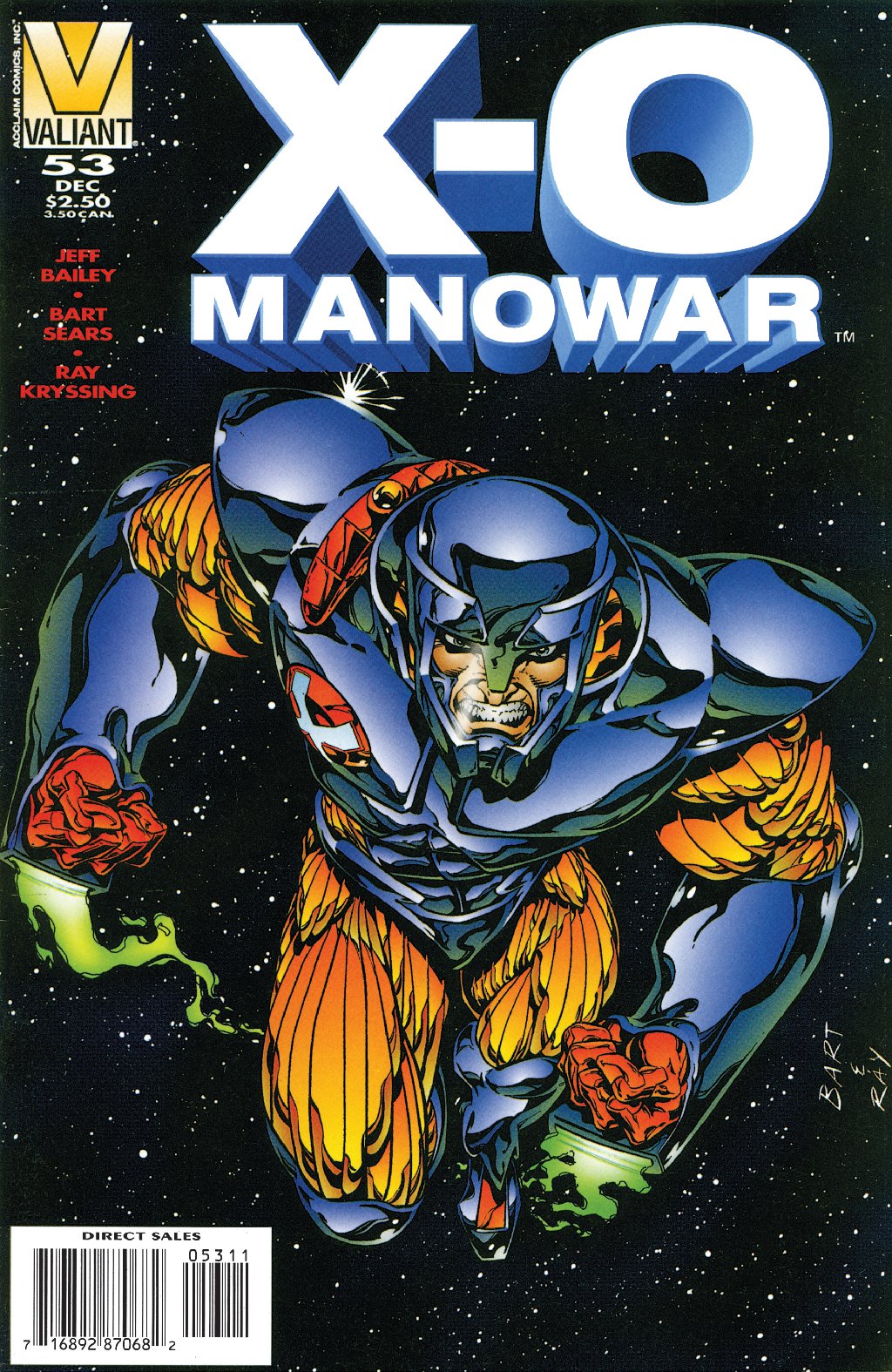 cover for X-O Manowar (1992) #53