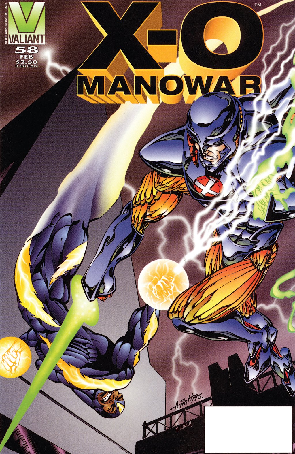 cover for X-O Manowar (1992) #58