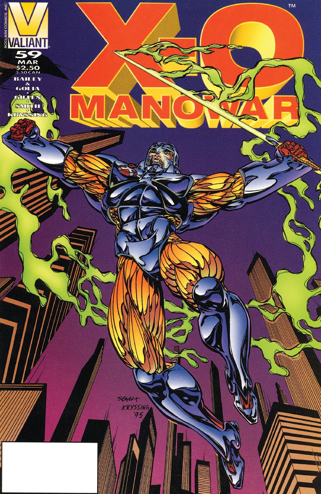 cover for X-O Manowar (1992) #59